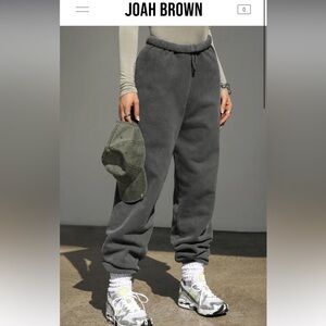 Joah brown oversized jogger